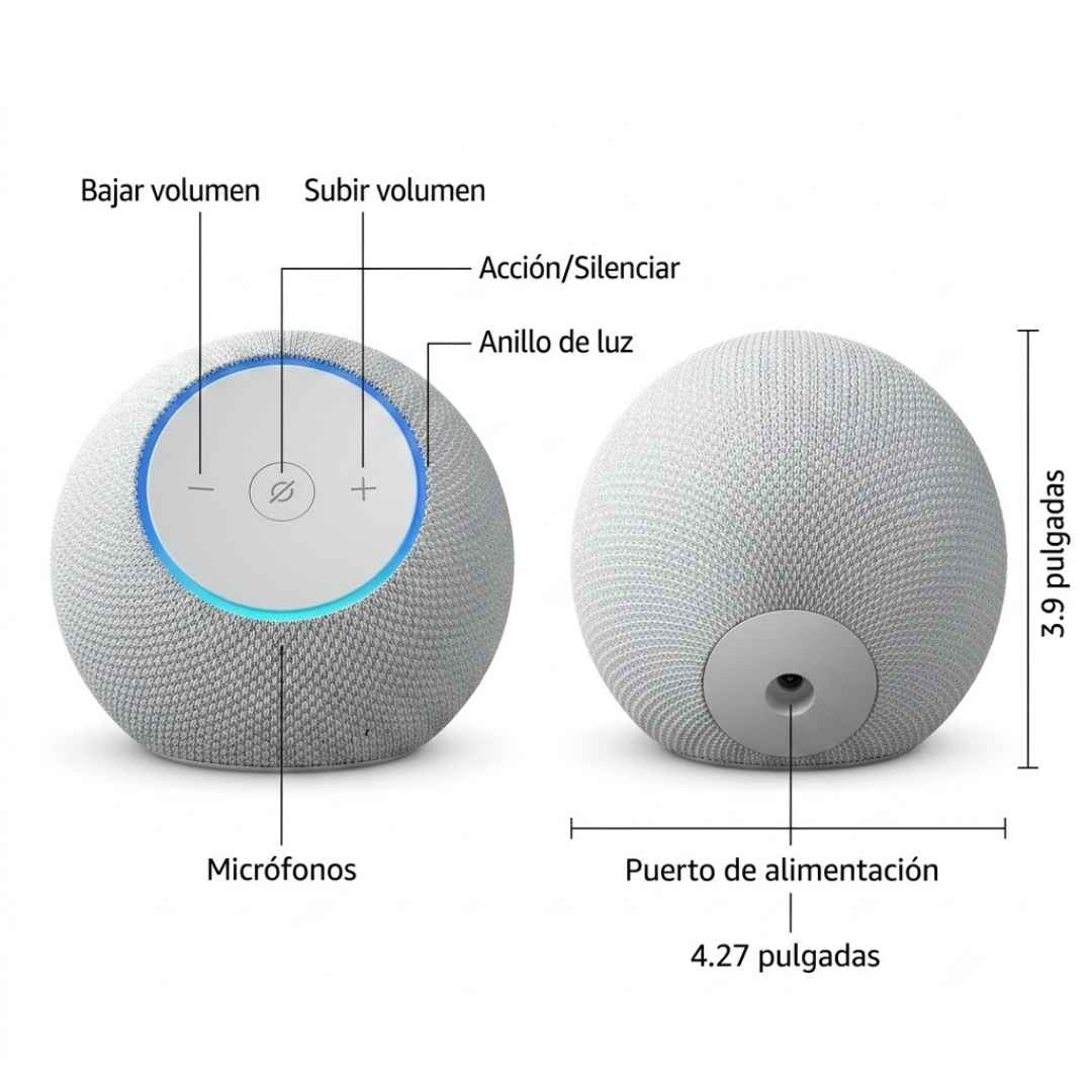 Alexa Echo Dot Max: Sonido brutal y tu casa inteligente al instante.