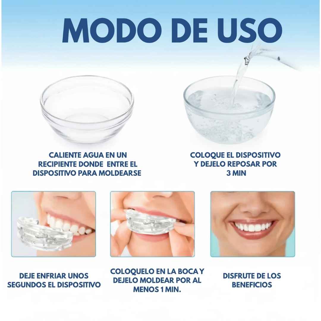 SleepGuard®️: Protector Bucal Nocturno contra Ronquidos y Bruxismo 🦷