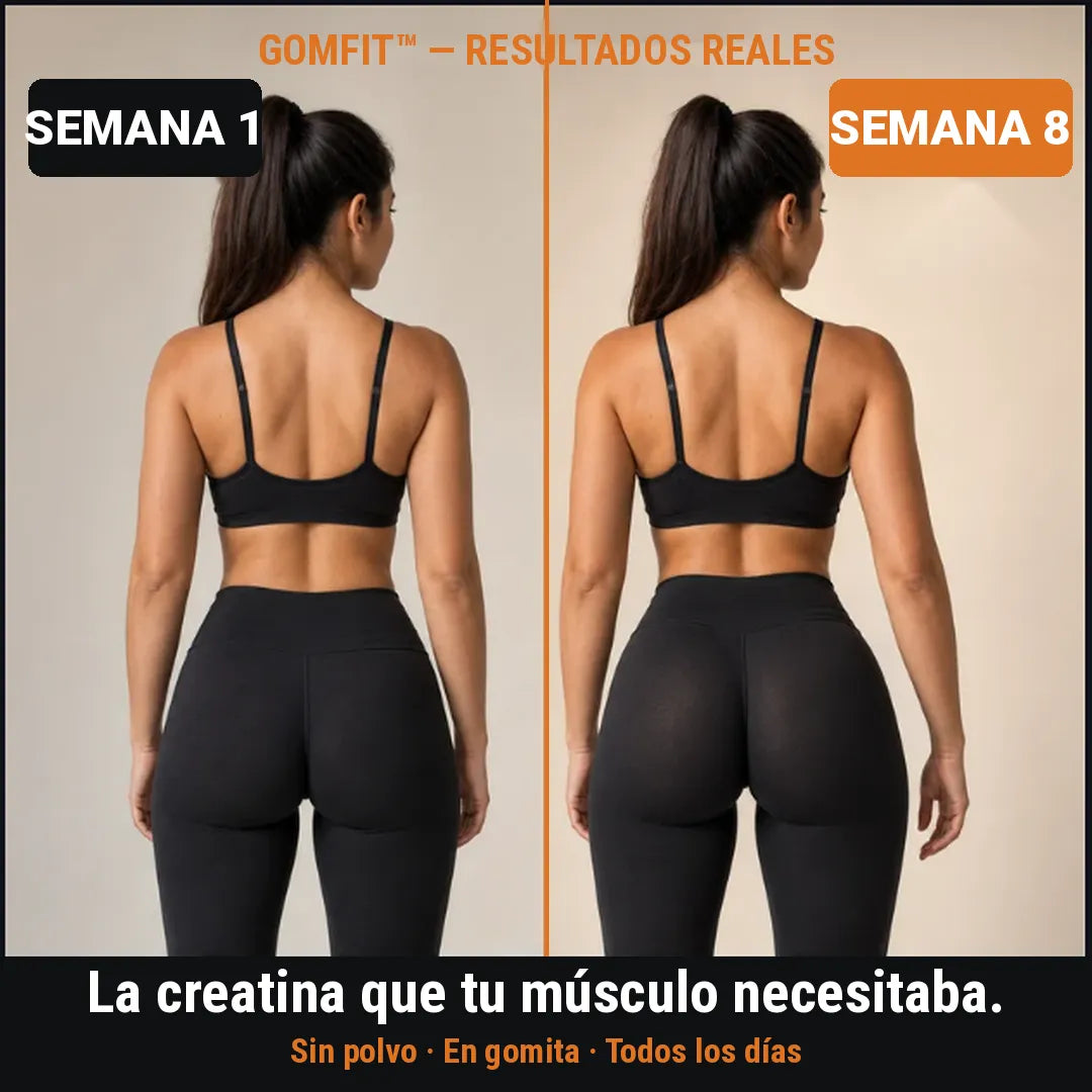 GOMFIT™ — Creatina en gomita para glúteos más firmes