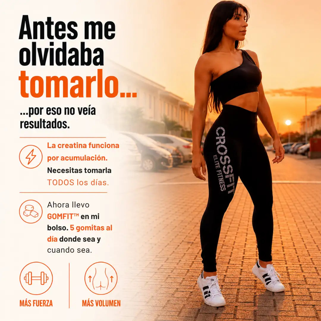GOMFIT™ — Creatina en gomita para glúteos más firmes