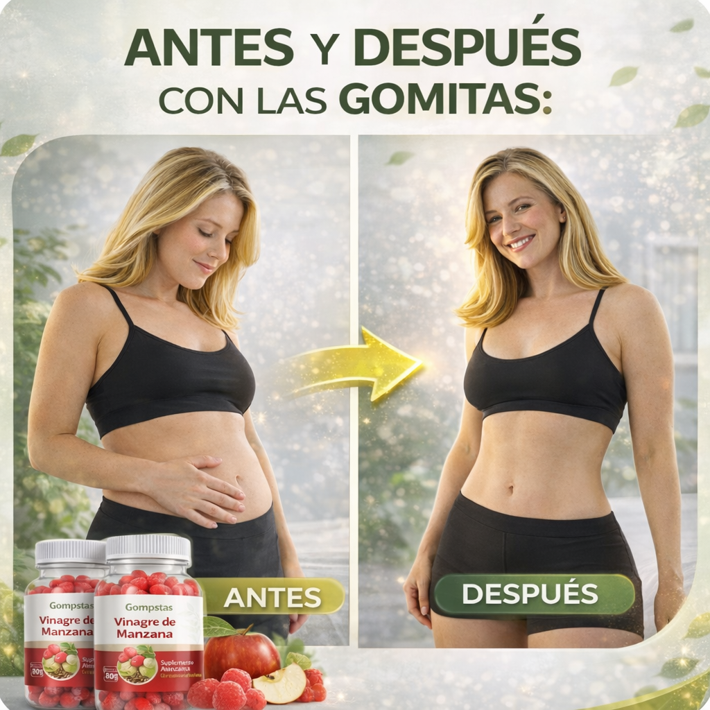 Gomitas de vinagre de manzana que se adaptan a tu rutina