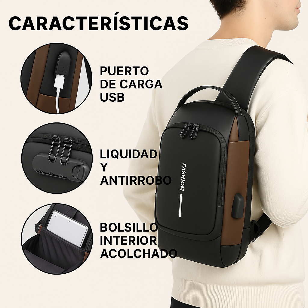 BOLSO ANTIRROBO INTELIGENTE: SEGURIDAD DISEÑADA PARA LA VIDA MODERNA
