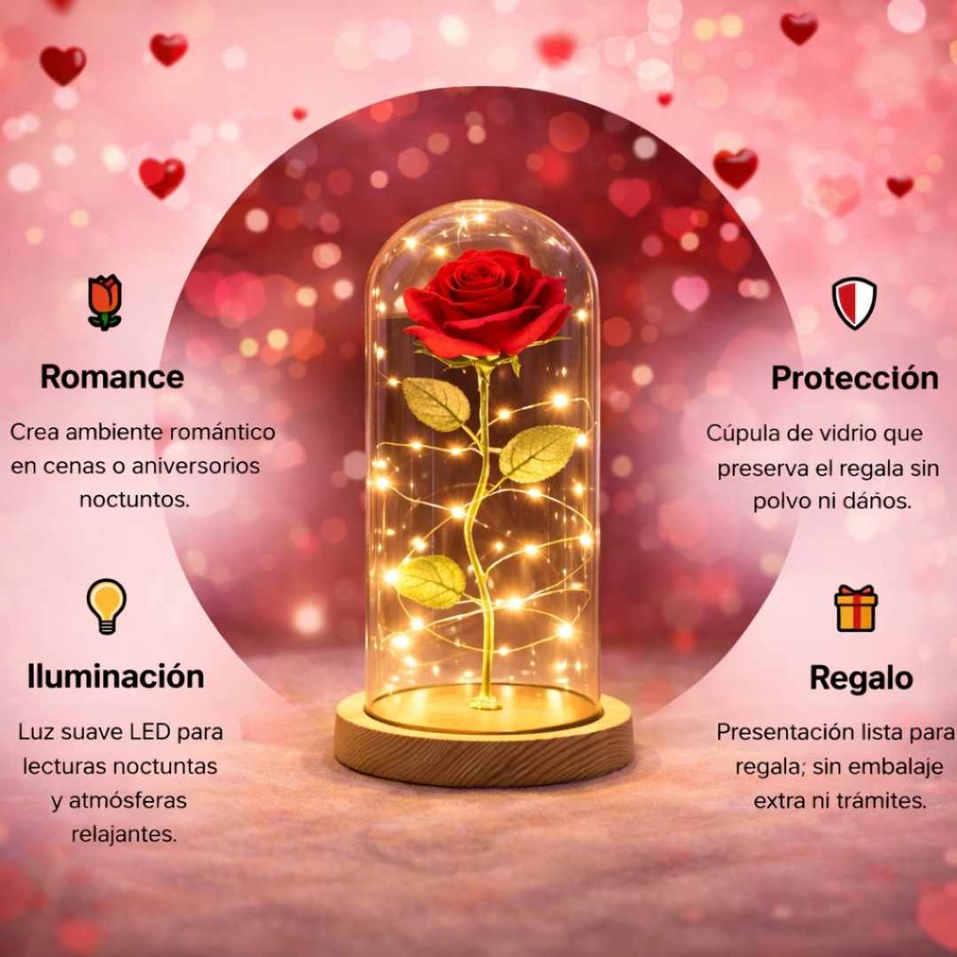 Rosa Eterna LED – Un detalle que ilumina momentos y dura en el tiempo