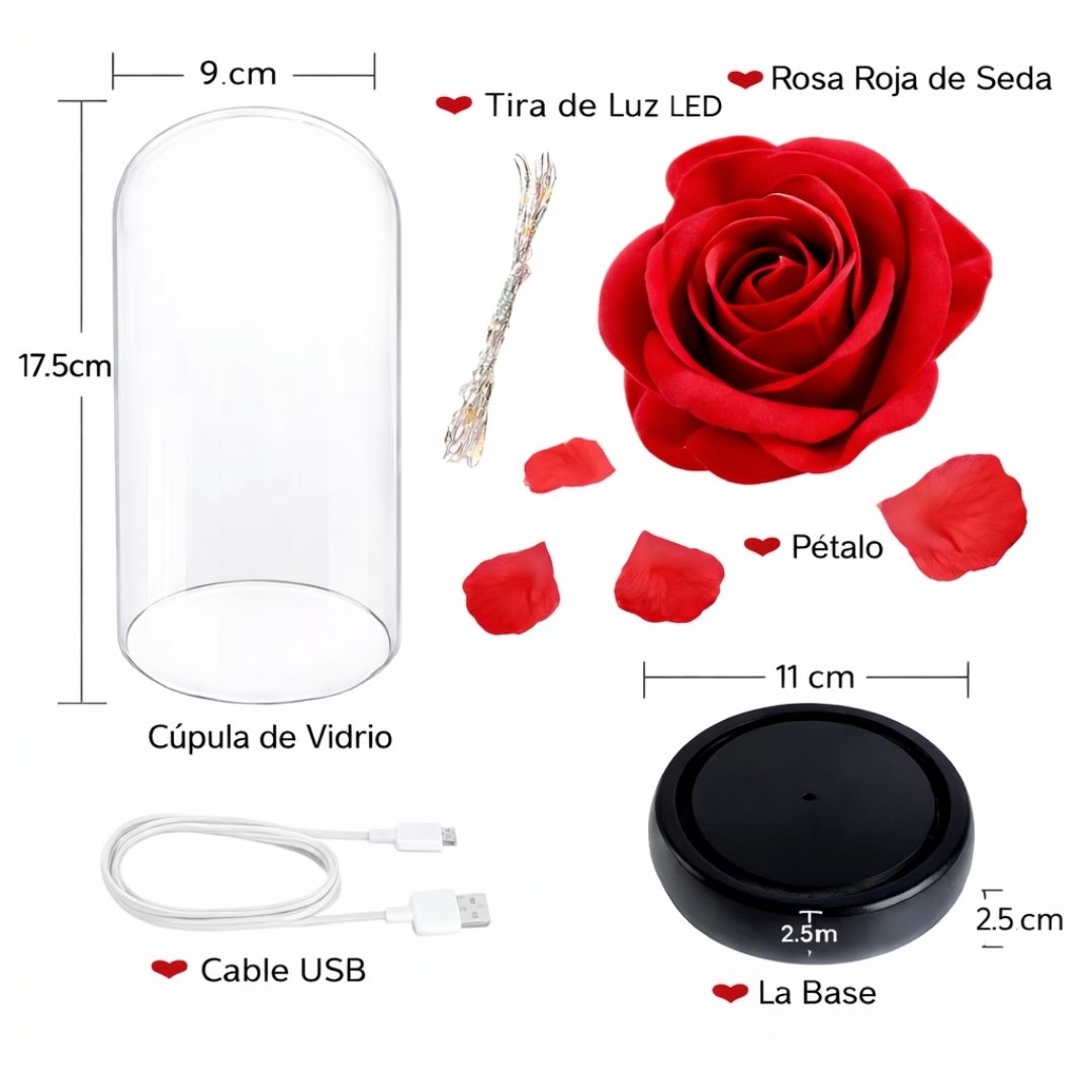 Rosa Eterna LED – Un detalle que ilumina momentos y dura en el tiempo