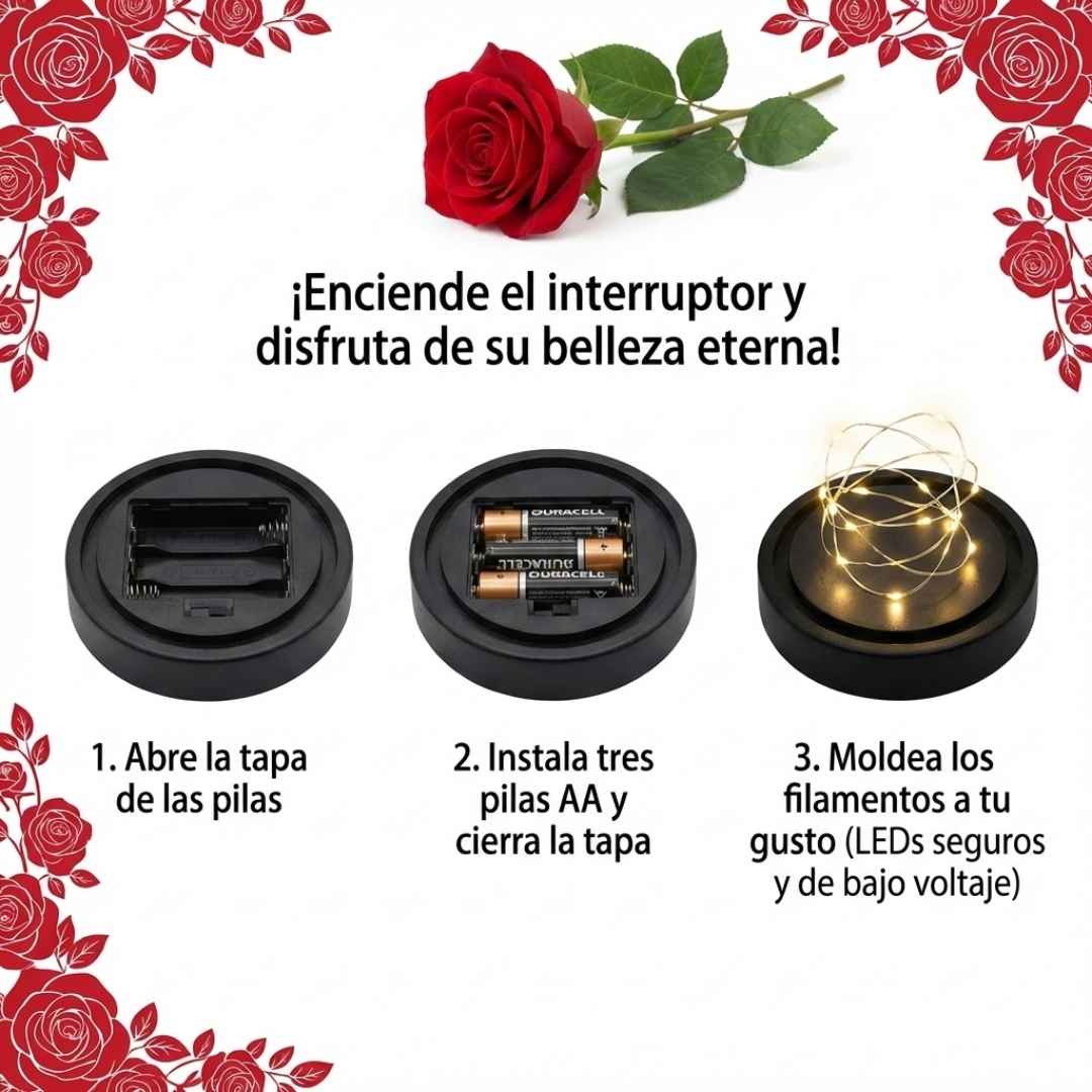 Rosa Eterna LED – Un detalle que ilumina momentos y dura en el tiempo