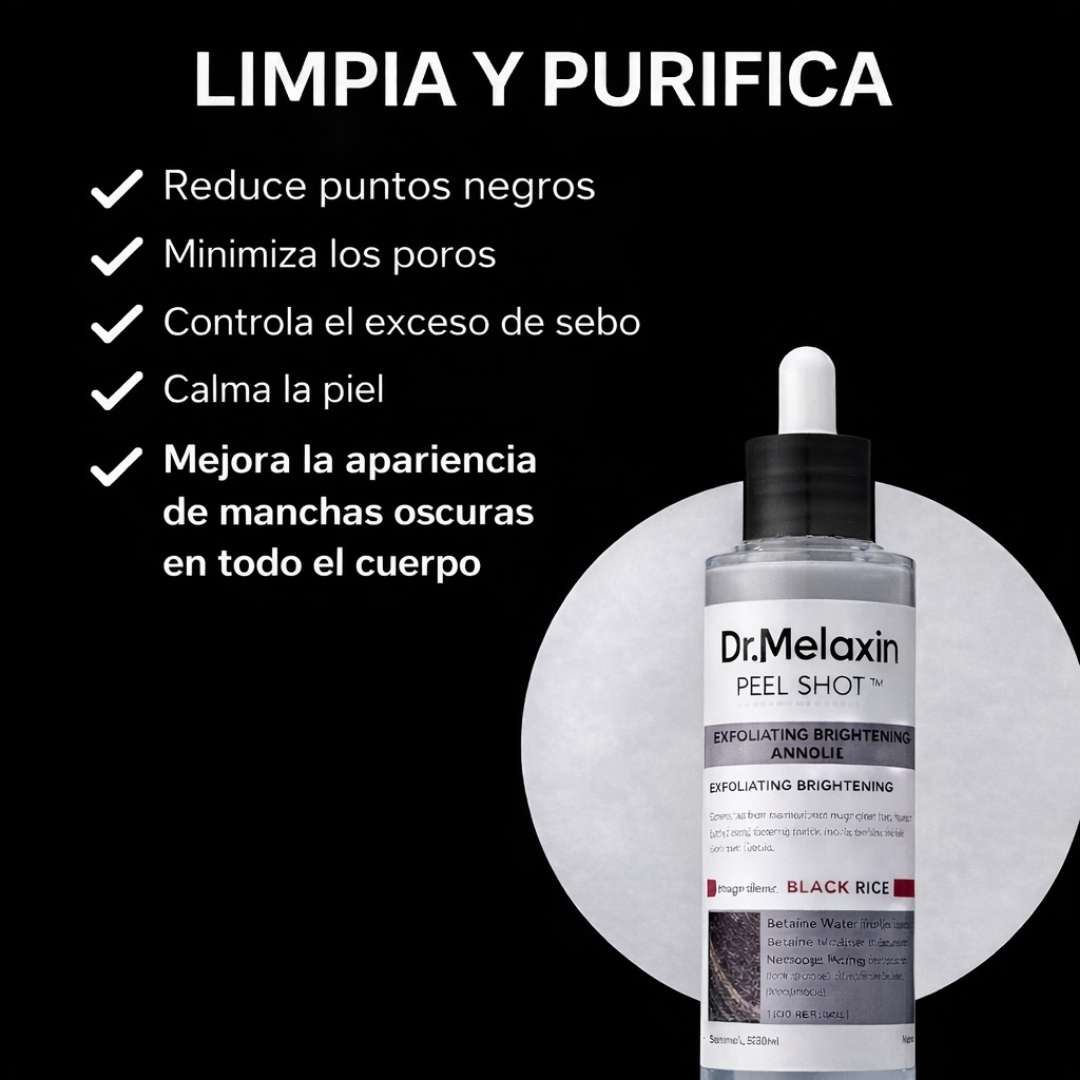 Dr.Melaxin White Rice: ¡Rocía y ve el cambio!