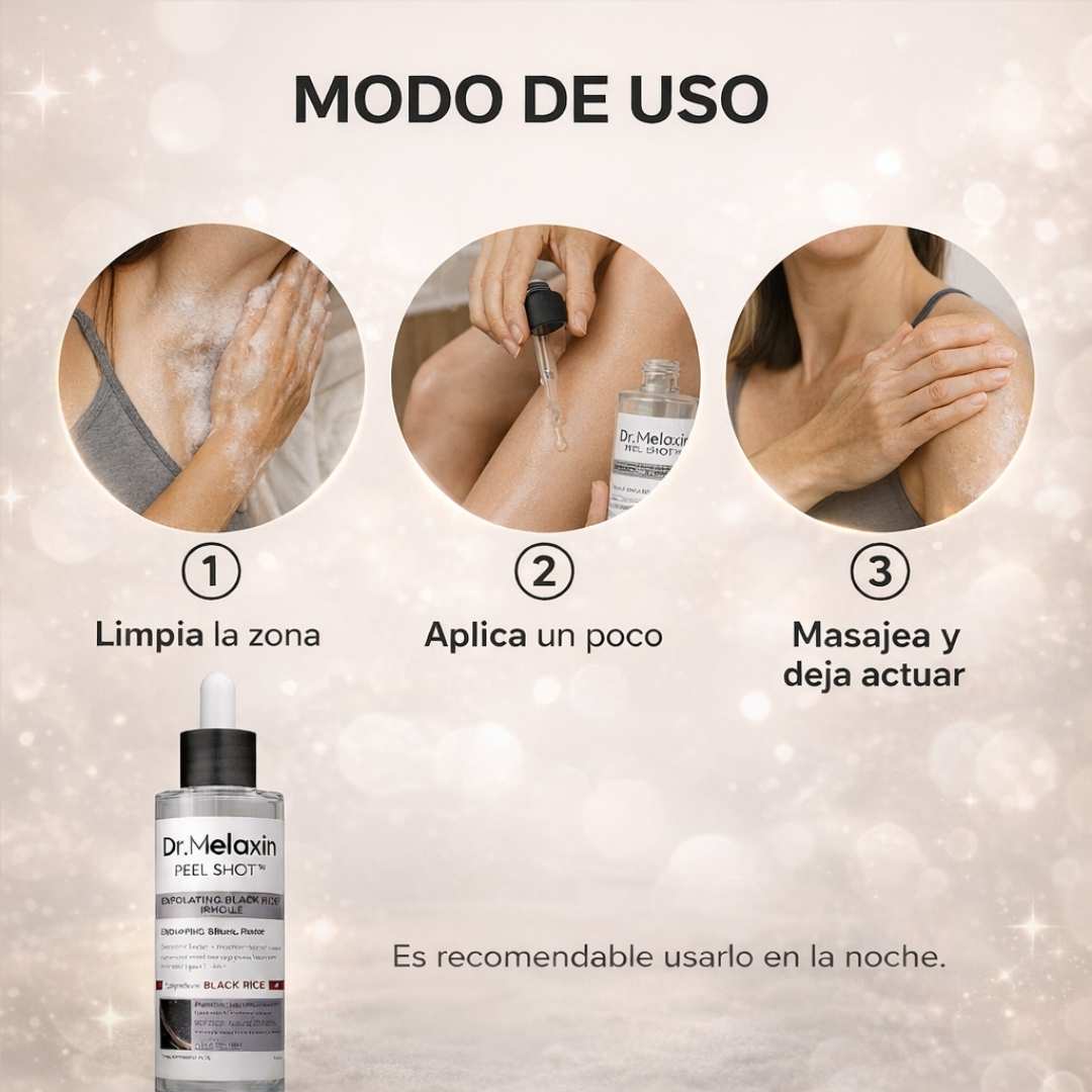 Dr.Melaxin White Rice: ¡Rocía y ve el cambio!