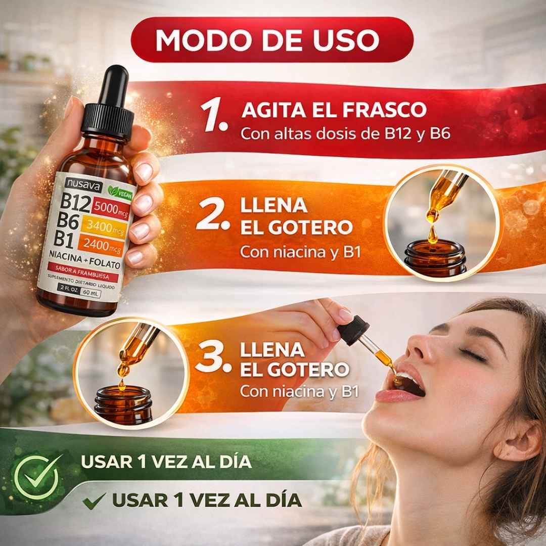 Vitamina B12, B6 y B1 - OFERTA 2X1