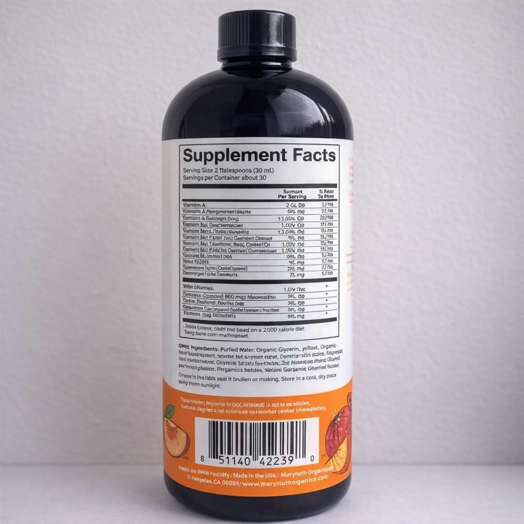 Multivitamínico Líquido Premium – Nutrición Completa para Tu Energía, Cabello y Bienestar Diario