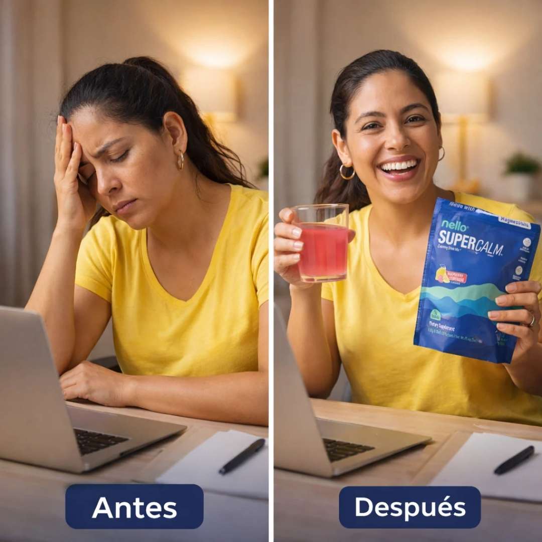 SuperCalm Nello® Fórmula Avanzada para la Calma y Manejo del Estrés, empieza hoy mismo