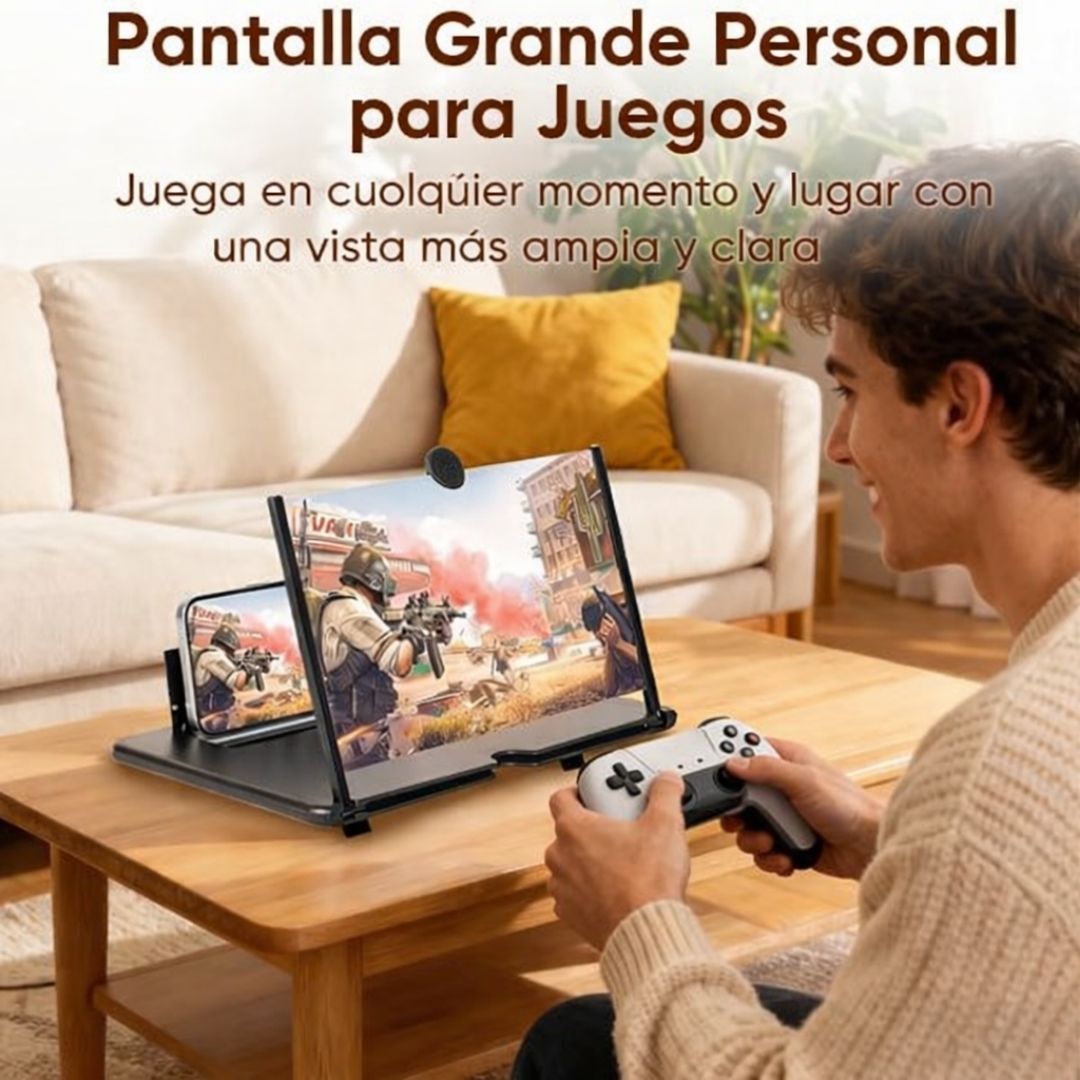Amplificador de pantalla 3D HD para películas, videos y juegos.