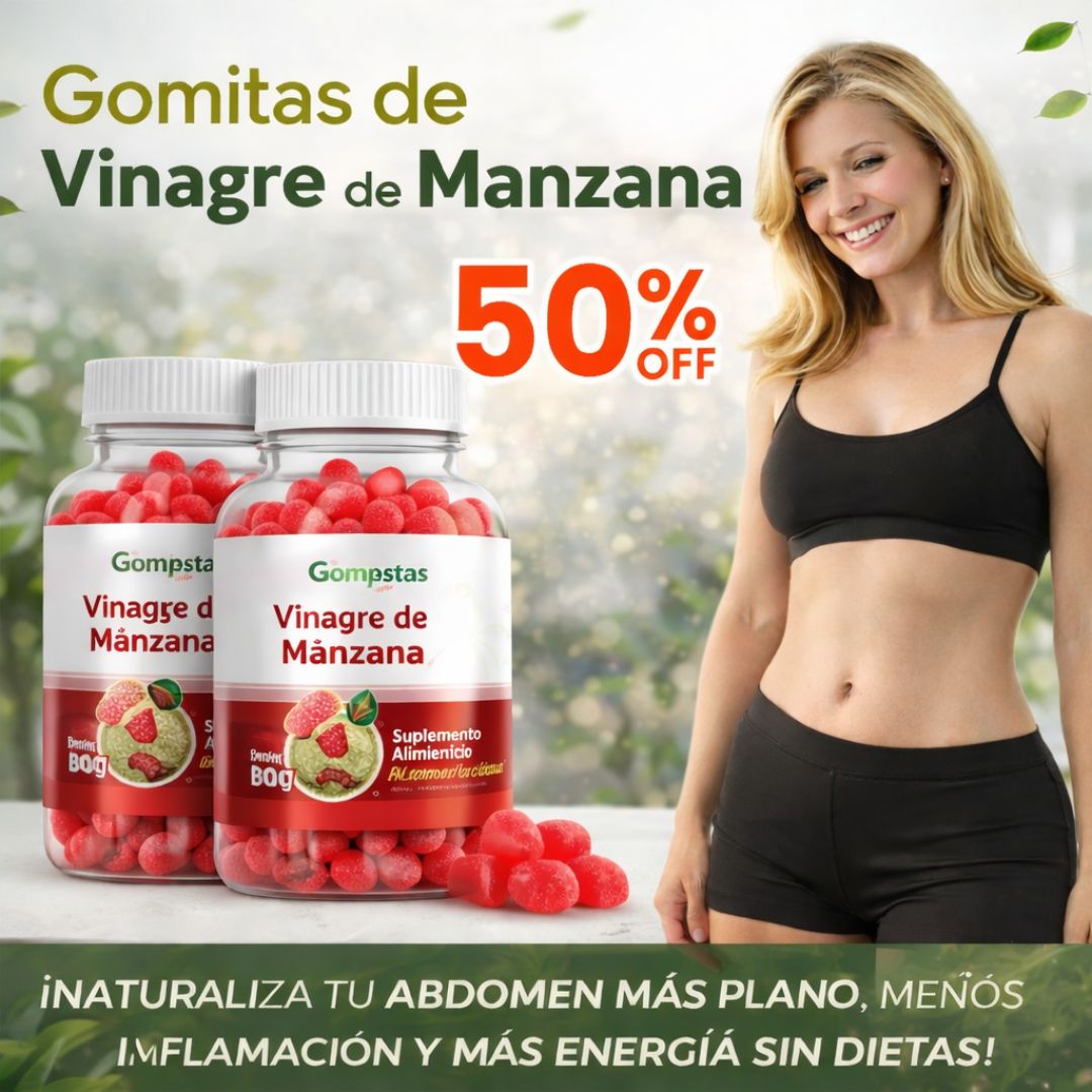 Gomitas de vinagre de manzana que se adaptan a tu rutina
