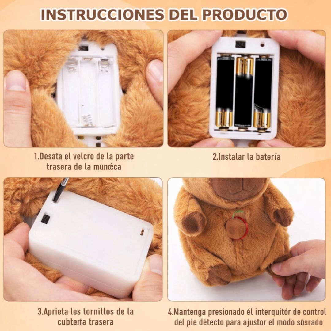 Capibara que Respira – Siente la tranquilidad en tus manos