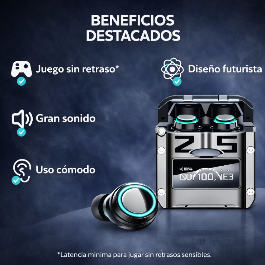 Audífonos M25 – Más comodidad, sin cables