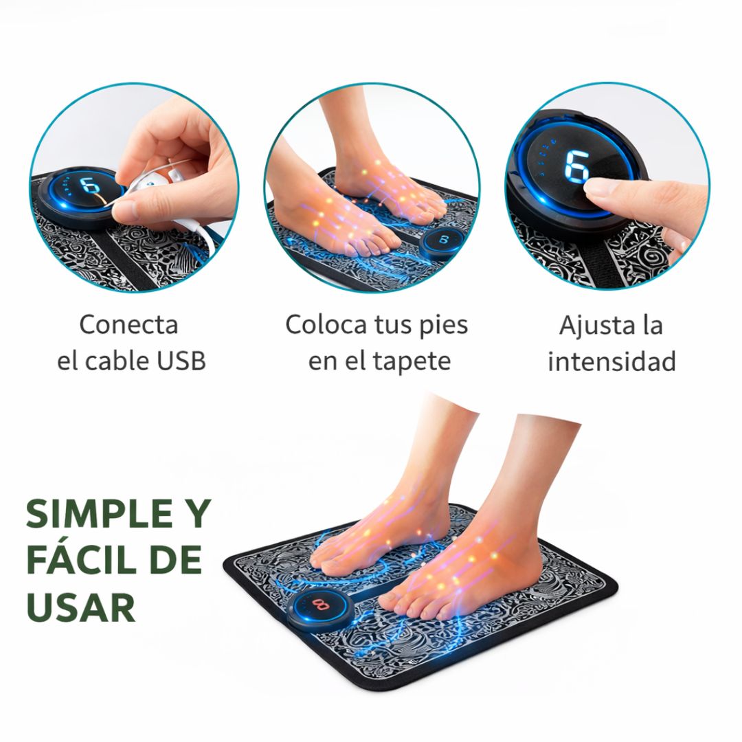 Tapete Terapéutico para Pies – Relajación y confort en minutos