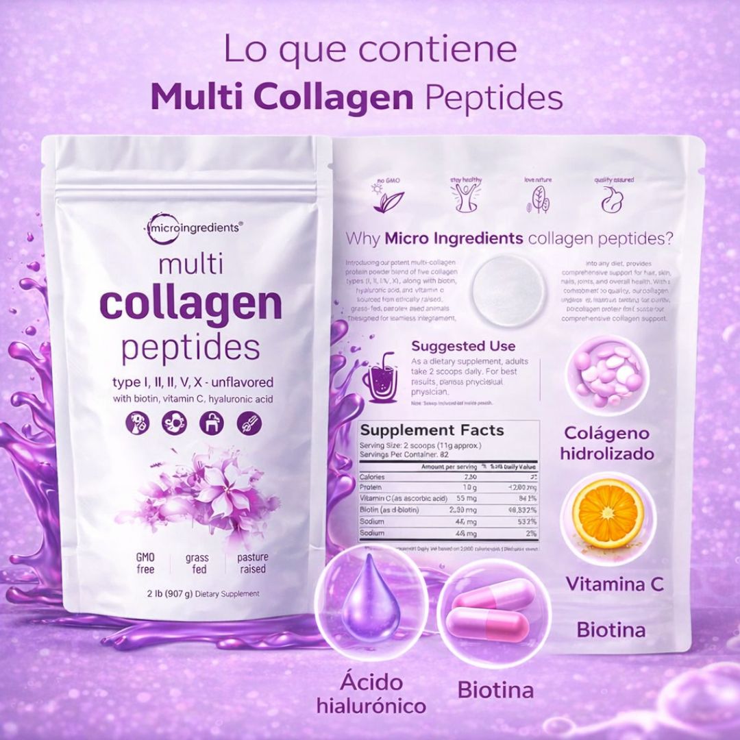 Multi Collagen Peptides™ 2L – Apoya tu bienestar desde adentro, todos los días.