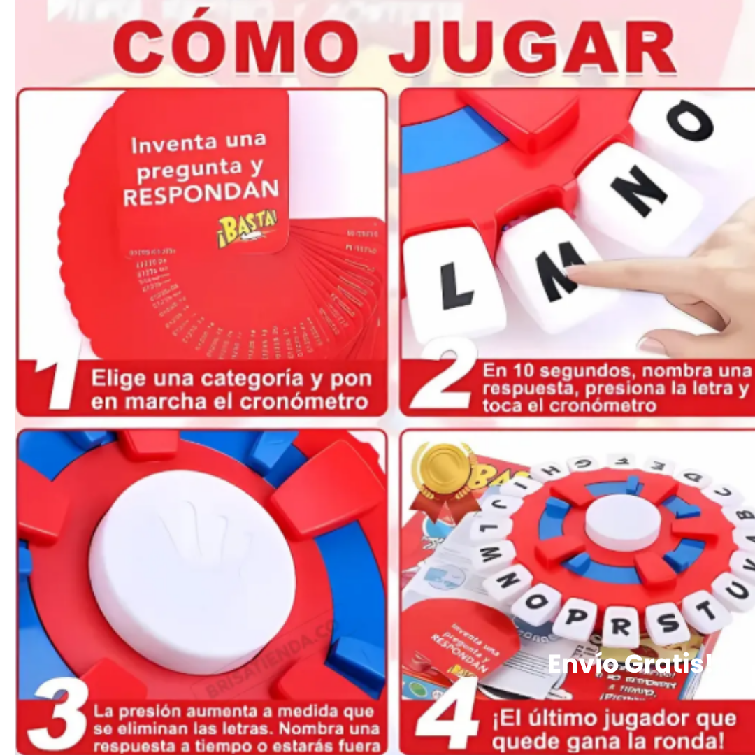 JUEGO INTERACTIVO BASTA ¡Juega y Disfruta con Amigos, tu Pareja y Familia!