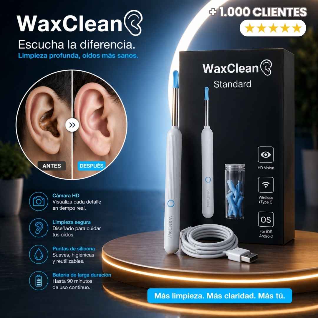Limpieza de oídos inteligente con tecnología avanzada – WaxClean™