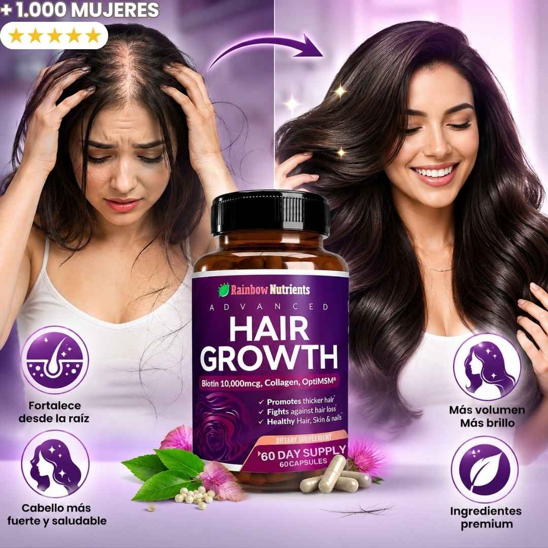 Woman's Essence: Las vitaminas naturales para un cabello fuerte, abundante y lleno de vida.
