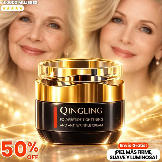 Crema Facial Qinglin 6-en-1: Piel firme, suave y sin arrugas.