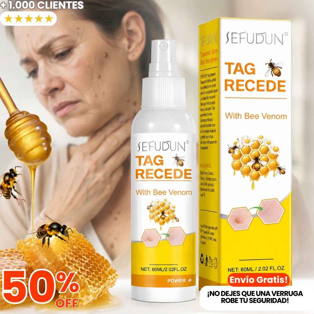 Tag Recede™: Piel impecable y sin marquitas. ¡Cero dolor!