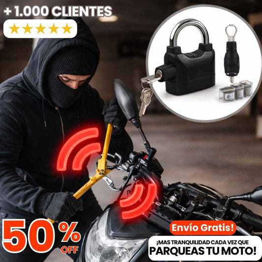 CANDADO CON ALARMA