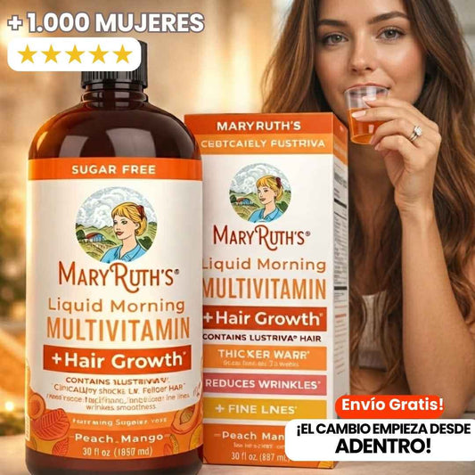 Multivitamínico Líquido Premium – Nutrición Completa para Tu Energía, Cabello y Bienestar Diario