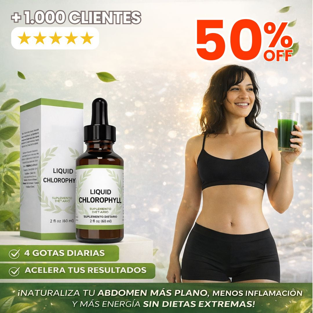 Clorofila Líquida Natural – Un hábito simple para tu día a día