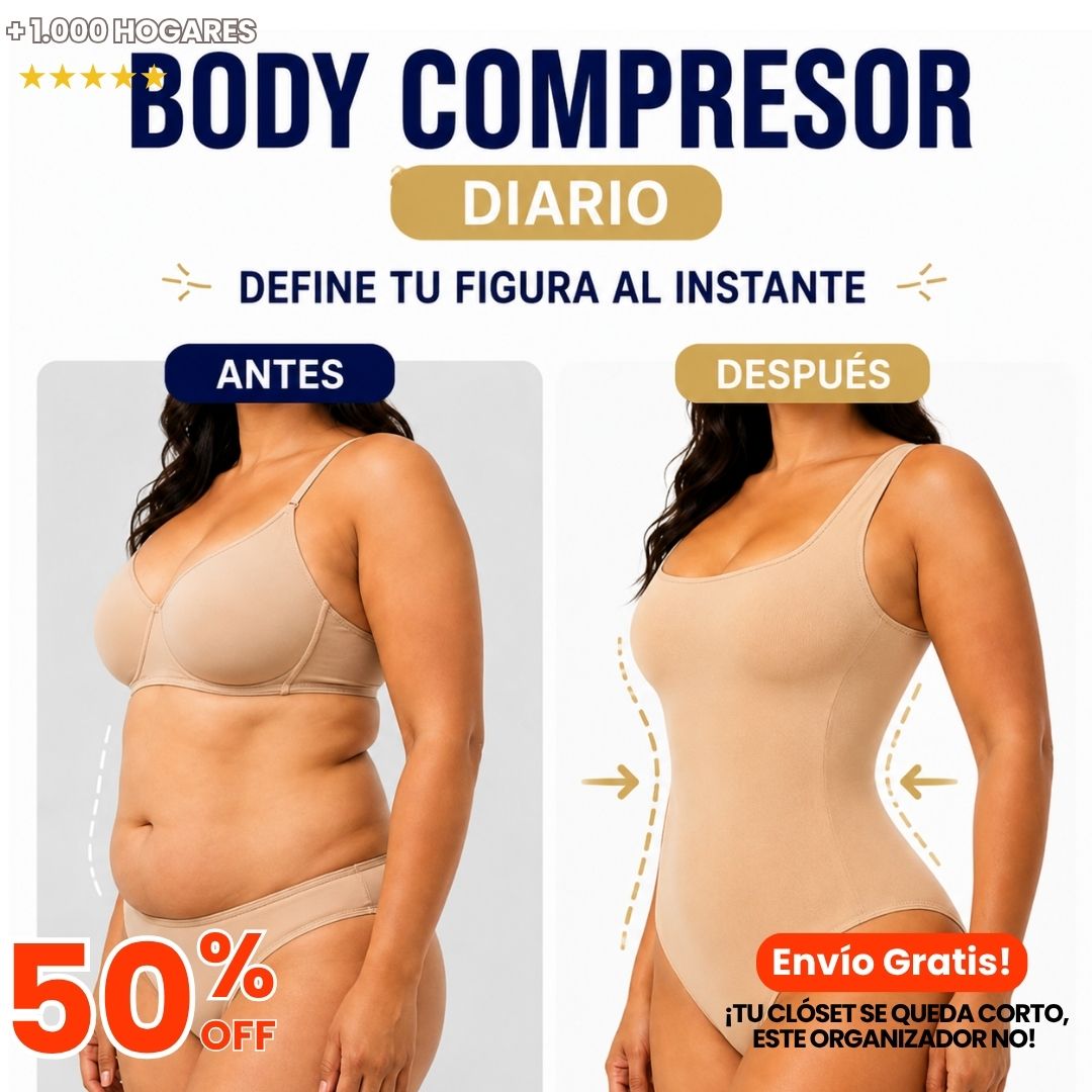 Body Compresor de Alto Control: Cintura Definida y Abdomen Plano al Instante Sin Sacrificar Comodidad