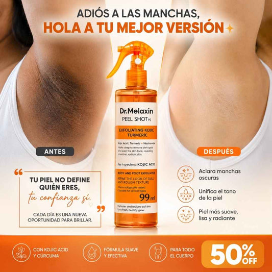 Dr.Melaxin Peel Shot: ¡Rocía y ve el cambio!