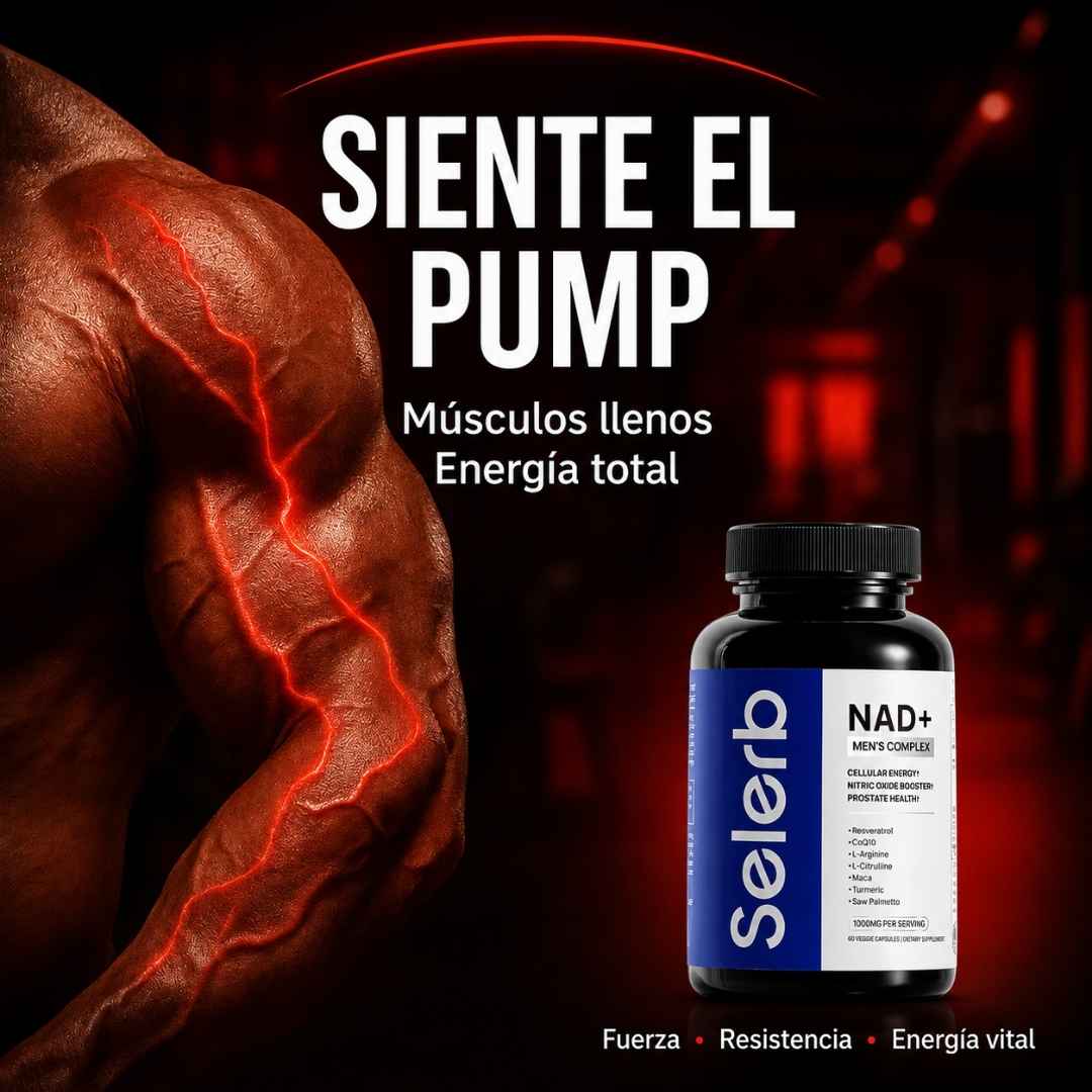 Selerb NAD For Men Pro: El Impulso de Vitalidad y Enfoque que tu Rutina Necesita