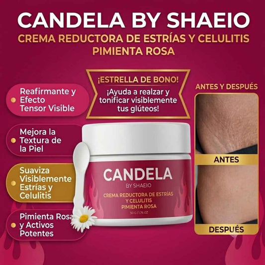 CANDELA CREAM – Firmeza visible, piel renovada y cuidado profundo desde la primera aplicación