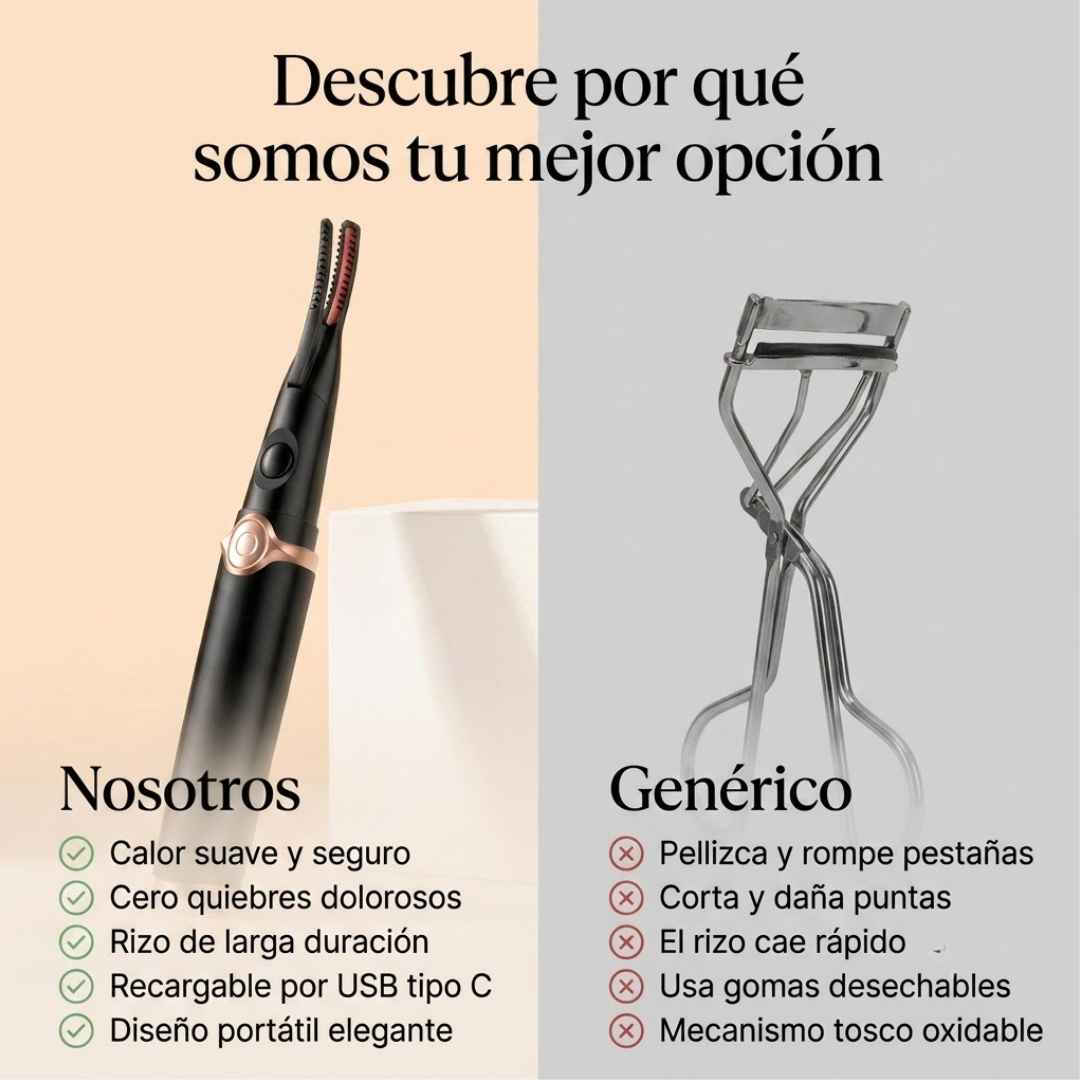 RizaLash® Pestañas perfectas en segundos-Rizo natural y duradero, uso rápido diario que mejora la mirada en minutos