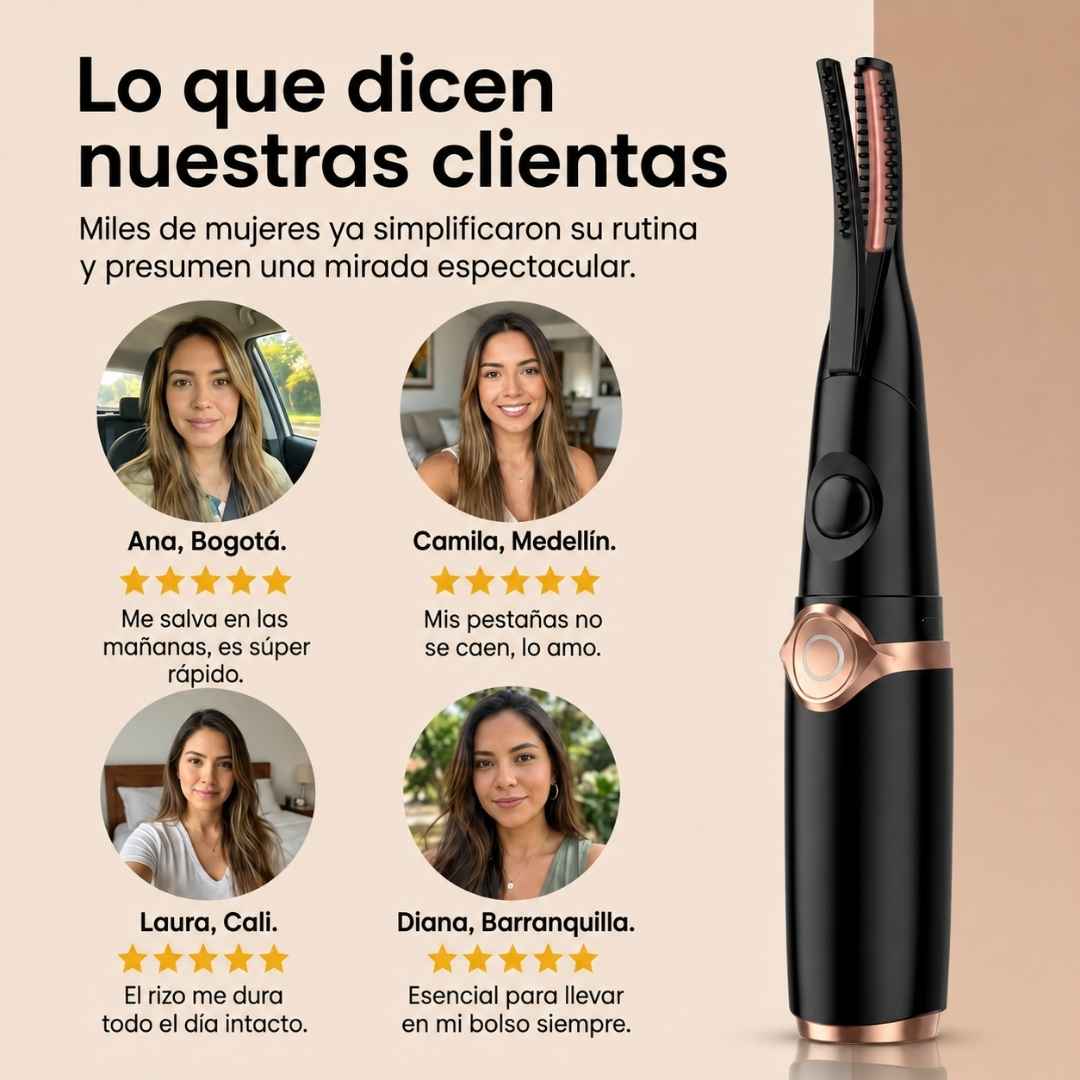 RizaLash® Pestañas perfectas en segundos-Rizo natural y duradero, uso rápido diario que mejora la mirada en minutos