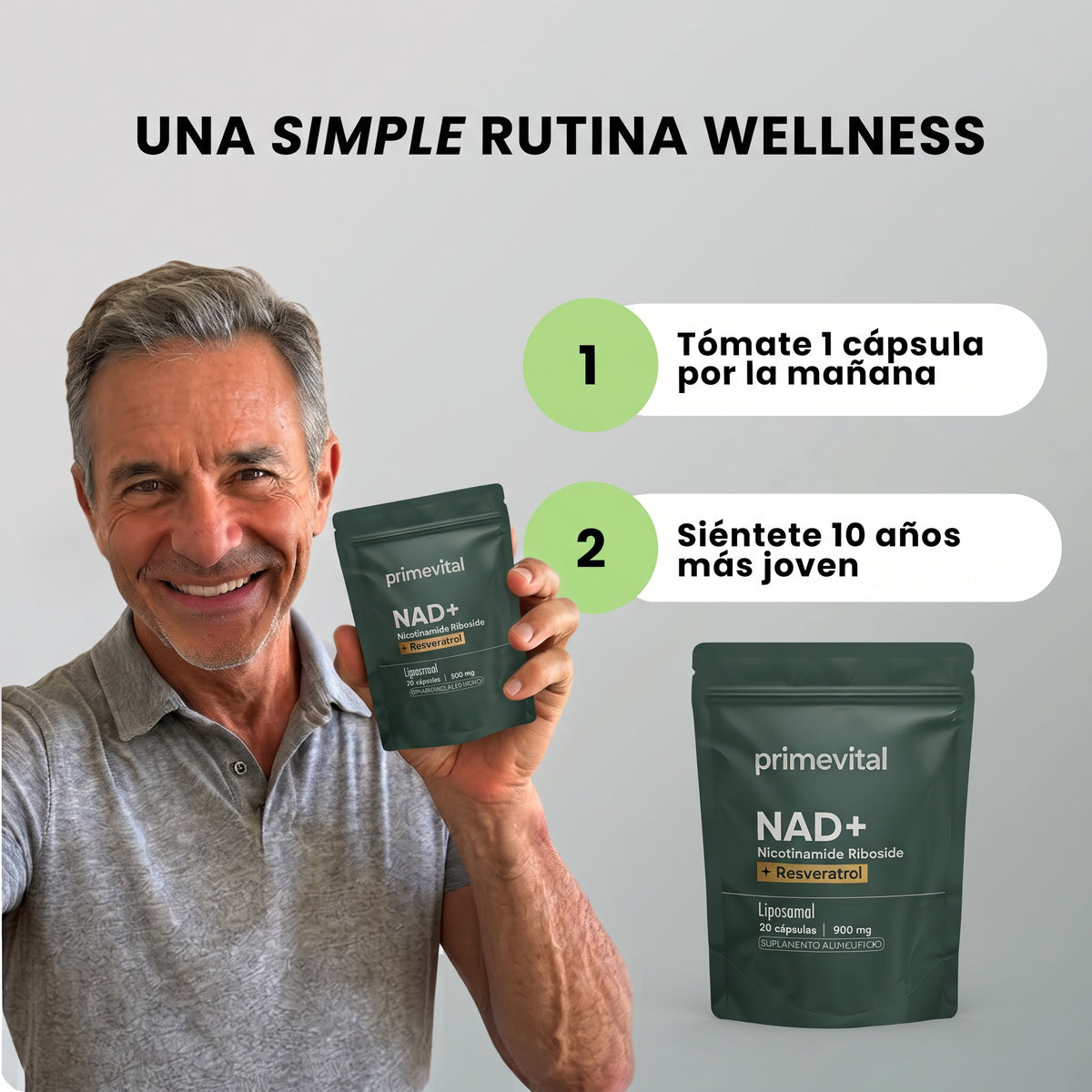 LIPOSOMAL NAD+ * 80 CAPSULAS