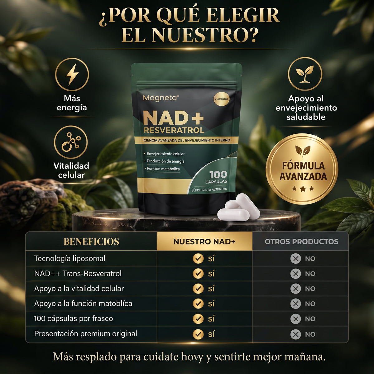 LIPOSOMAL NAD+ * 80 CAPSULAS