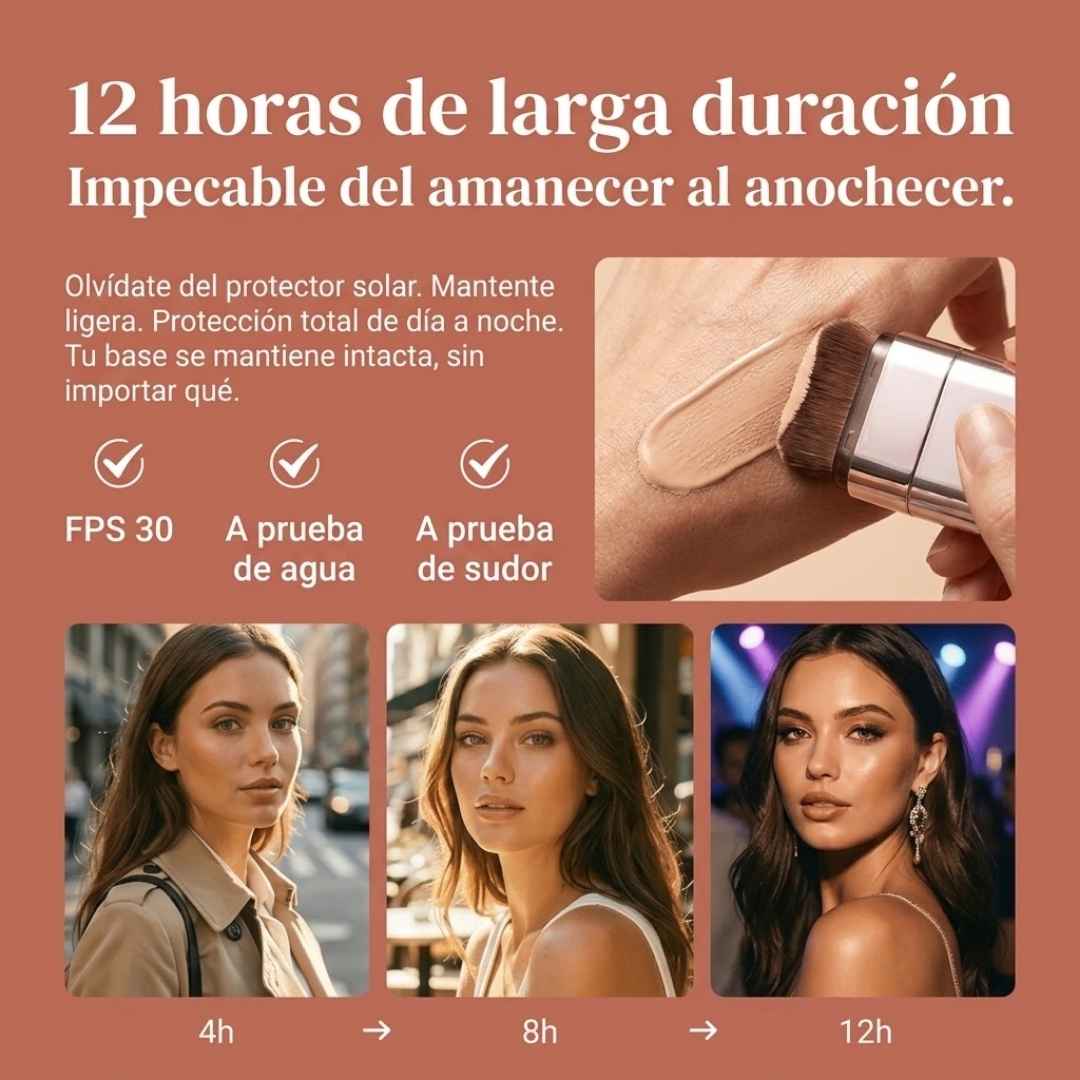 Barra Mágica 2 en 1: Base y Corrector para una Piel Chula y Radiante al Instante