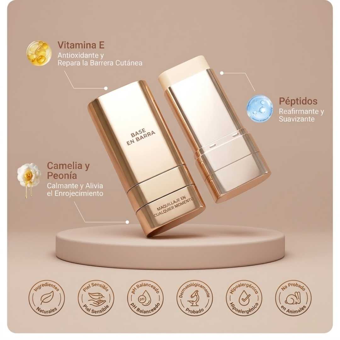 Barra Mágica 2 en 1: Base y Corrector para una Piel Chula y Radiante al Instante