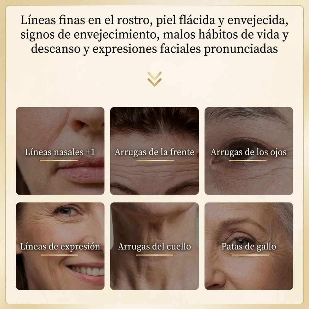 Crema Facial Qinglin 6-en-1: Piel firme, suave y sin arrugas.