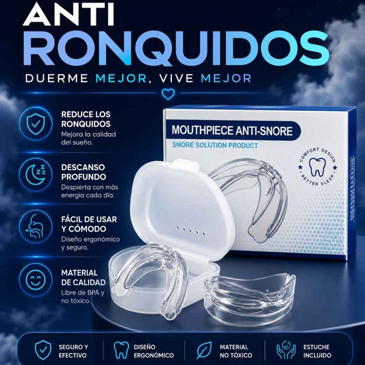 SleepGuard®️: Protector Bucal Nocturno contra Ronquidos y Bruxismo 🦷
