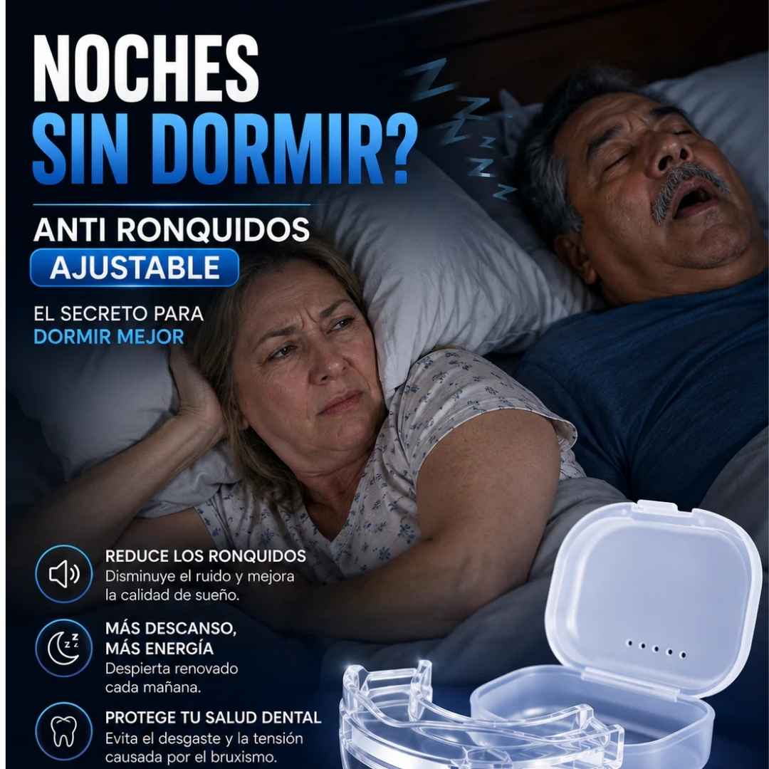 SleepGuard®️: Protector Bucal Nocturno contra Ronquidos y Bruxismo 🦷
