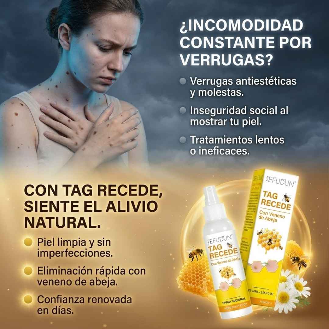 Tag Recede™: Piel impecable y sin marquitas. ¡Cero dolor!