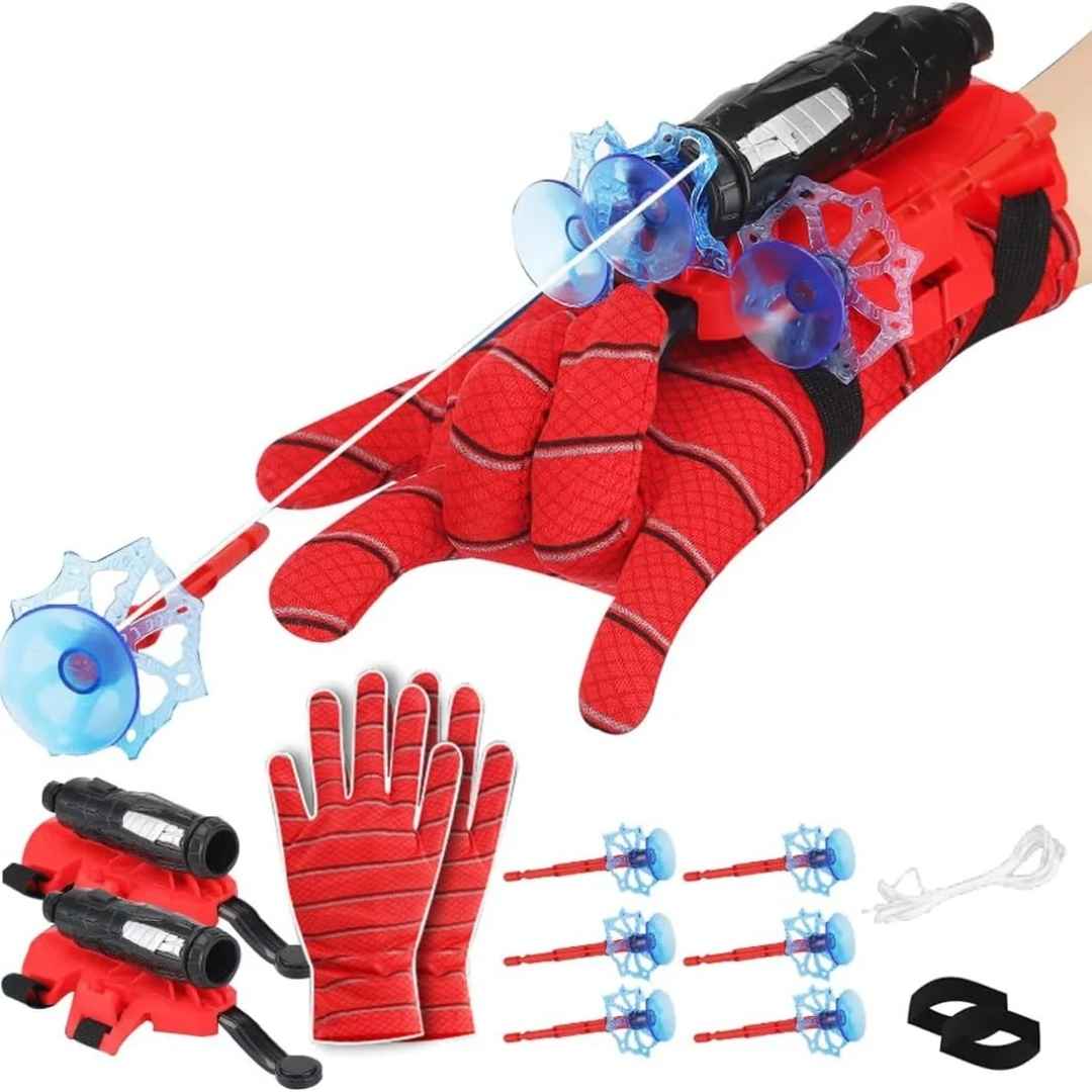 Lanzador Spider-Action®: Telarañas en casa.¡Olvidarán las pantallas al instante!