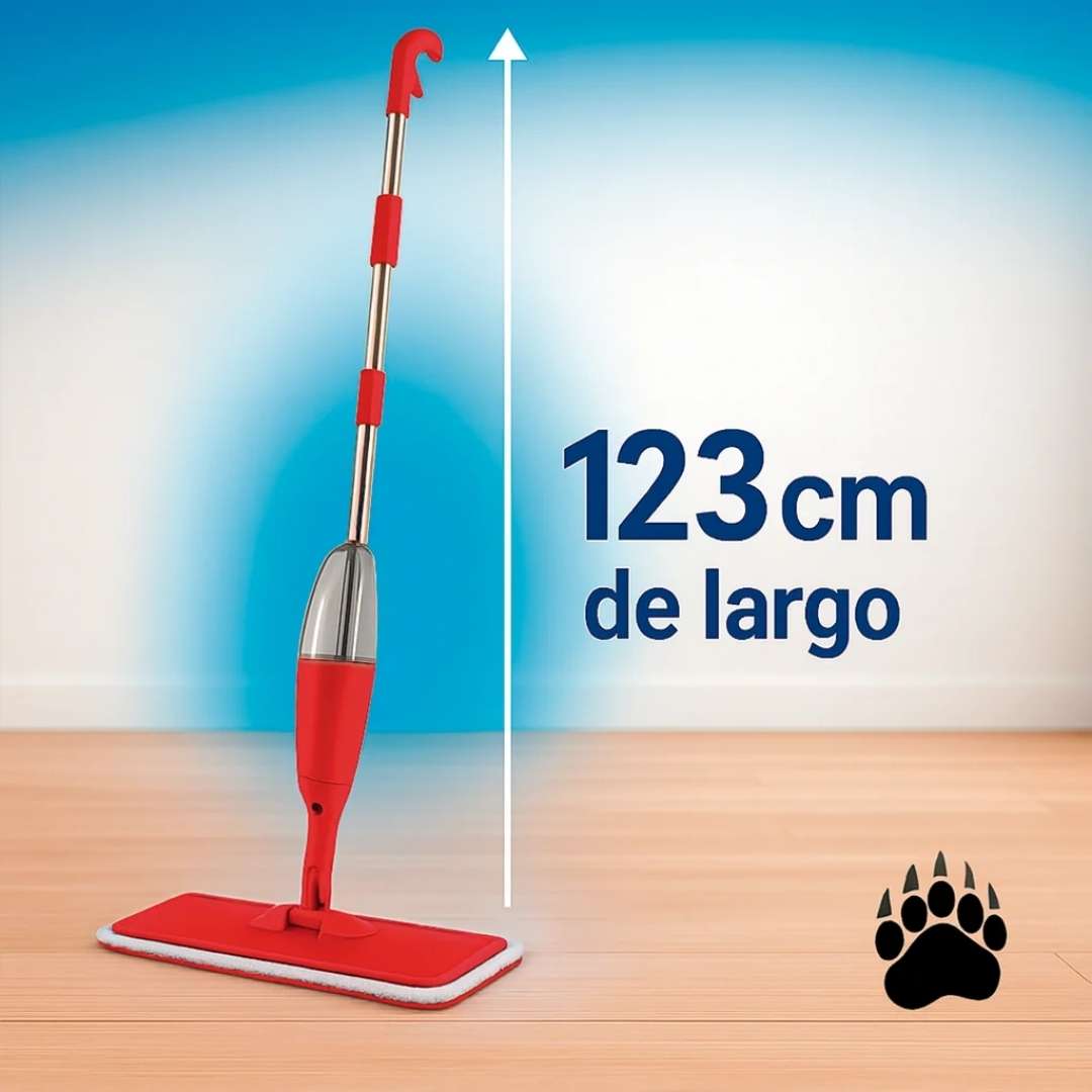 Trapeador con Rociador – Limpie su Casa Rápido y Sin Mojarse las Manos