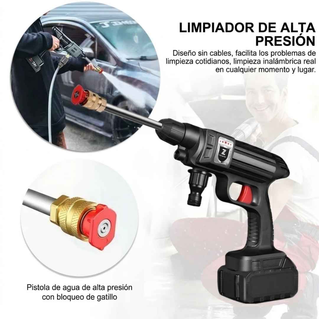 Hidrolavadora Portátil - Kit Completo Lava donde quieras