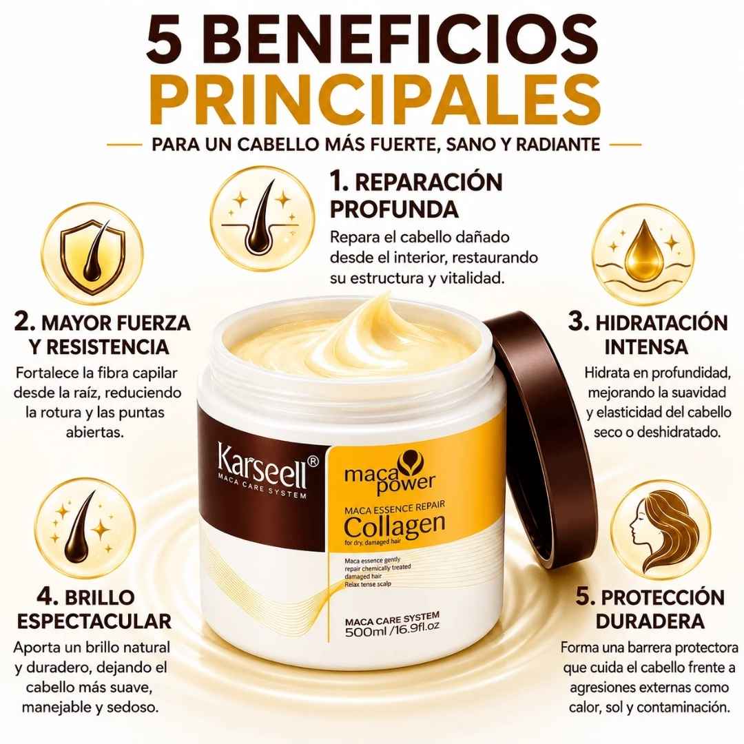 Mascarilla Karseell Original: ¡Revive tu pelo en 10 minuticos!