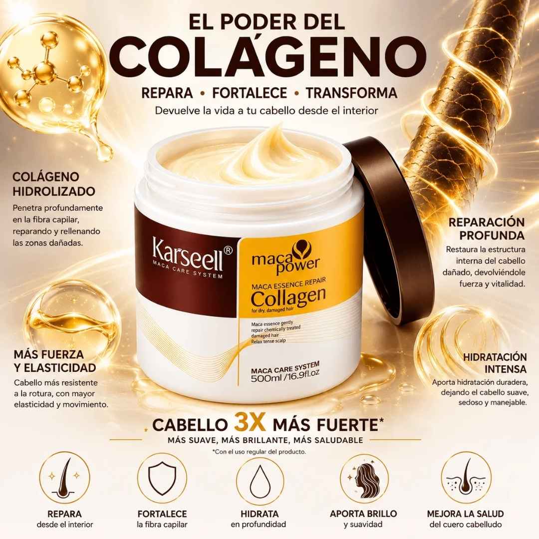 Mascarilla Karseell Original: ¡Revive tu pelo en 10 minuticos!