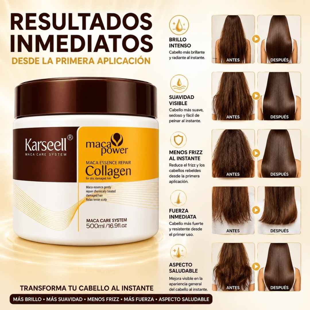Mascarilla Karseell Original: ¡Revive tu pelo en 10 minuticos!