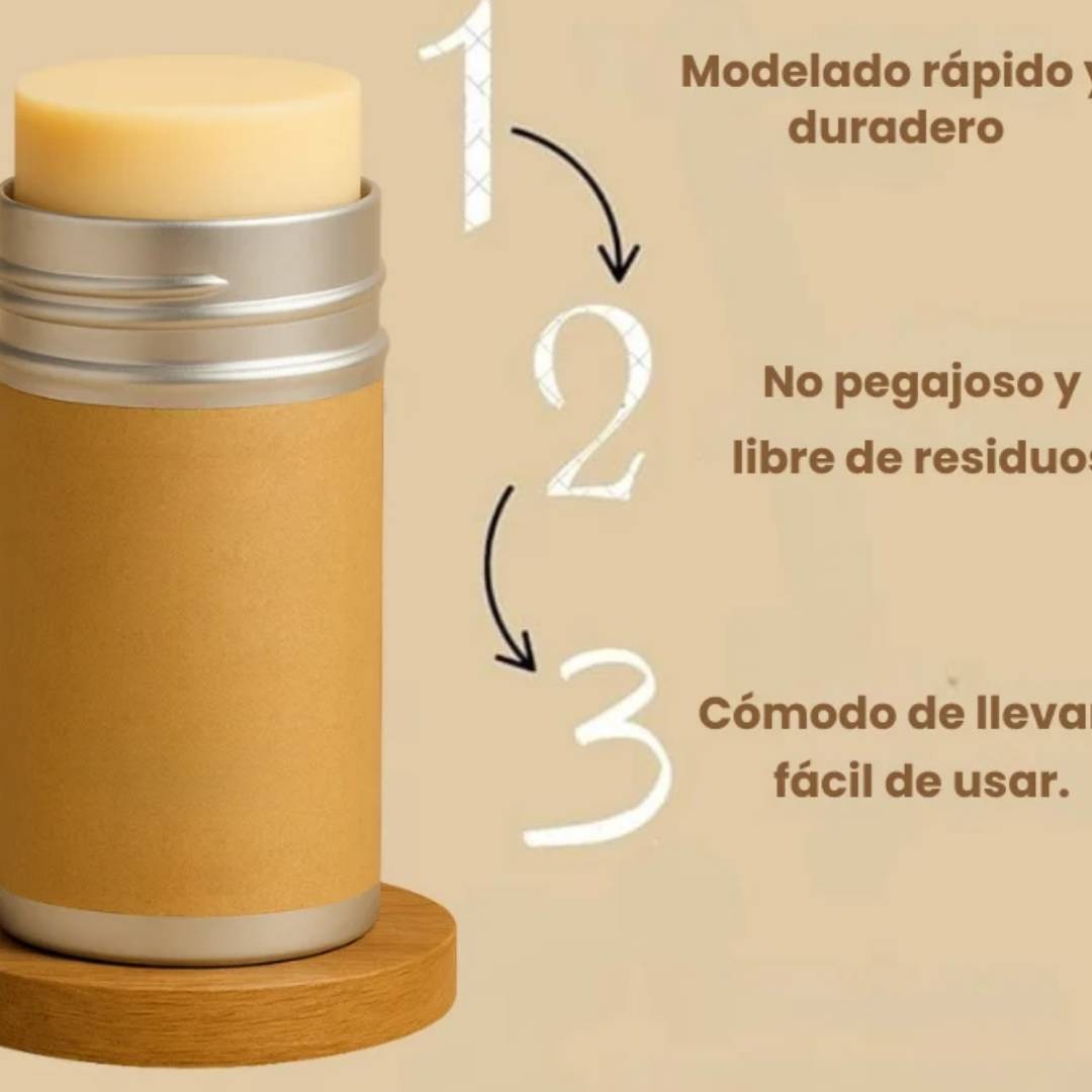 Barra Fijadora Luxi: Peinado impecable todo el día, cero frizz y sin pelo tieso.