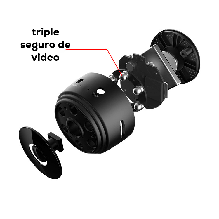 Mini Cámara de Vigilancia Invisible 1080P – Protección Inteligente Día y Noche